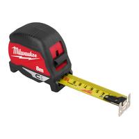 Рулетка PREMIUM магнитная MAGNETIC 8м (ширина полотна 27мм) GEN IV MILWAUKEE 4932498770