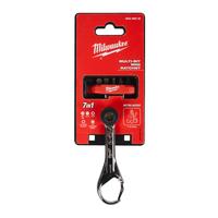 Мини-трещотка 7 в 1 с битами и насадками MILWAUKEE 4932498792