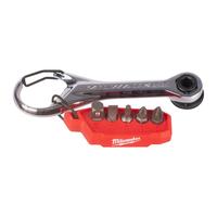Мини-трещотка 7 в 1 с битами и насадками MILWAUKEE 4932498792