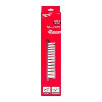 13pc 1/2in Deep 12Pt Socket Set-Metric MILWAUKEE 4932498798