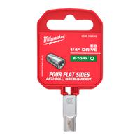 Головка торцевая под наружный Torx с приводом 1/4'' MILWAUKEE 1/4'' Drive E6 External Torx Socket 4932498848