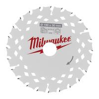 Диск пильный по древесине для циркулярной пилы 190x30x1.8x24 +15° ATB MILWAUKEE 4932498976