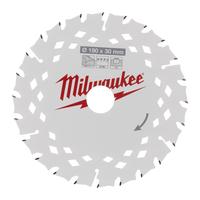 Диск пильный по древесине для циркулярной пилы 190x30x1.8x24 +15° ATB MILWAUKEE 4932498976