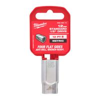 Головка торцевая метрическая стандартная 12-гранная с приводом 1/2'' MILWAUKEE 1/2'' Drive Metric Standard 12-Point Socket - 12mm 4932499115