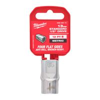 Головка торцевая метрическая стандартная 12-гранная с приводом 1/2'' MILWAUKEE 1/2'' Drive Metric Standard 12-Point Socket - 13mm 4932499116