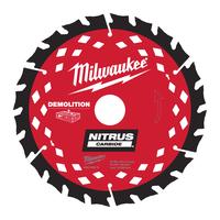 Диск пильный NITRUS по древесине с гвоздями 190x30x1.8x24 ATB MILWAUKEE 4932499376
