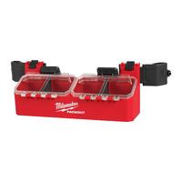 Боковой навесной контейнер с двумя ячейками PACKOUT™ MILWAUKEE Packout Tool Box 2-Bin Attachment 4932500148