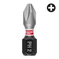 Бита ударная Shockwave Phillips MILWAUKEE S/Bit ShW PH2 25mm - 3 pc 4932500353