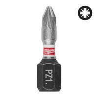Бита ударная Shockwave Pozidriv MILWAUKEE S/Bit ShW PZ1 25mm - 3 pc 4932500355