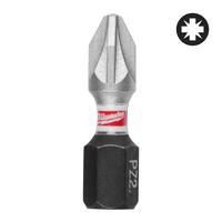 Бита ударная Shockwave Pozidriv MILWAUKEE S/Bit ShW PZ2 25mm - 3 pc 4932500356