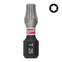 Бита ударная Shockwave Torx MILWAUKEE S/Bit ShW TX25 25mm - 3 pc 4932500364