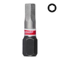 Бита ударная Shockwave Hex MILWAUKEE S/Bit ShW HEX5 25mm - 3 pc 4932500381