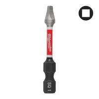 Бита ударная Shockwave SQ (Robertson) MILWAUKEE S/Bit ShW SQ1 50mm - 1 pc 4932500390