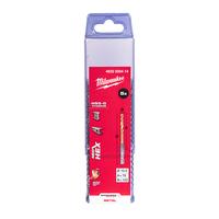 Набор сверл по металлу HSS-TiN с шестигранным хвостовиком Shockwave MILWAUKEE Shockwave HSS-G TiN Red Hex 10.5 mm - 5 pcs 4932500414