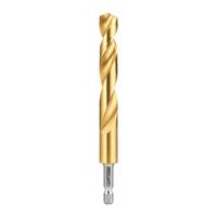 Набор сверл по металлу HSS-TiN с шестигранным хвостовиком Shockwave MILWAUKEE Shockwave HSS-G TiN Red Hex 12.5 mm - 5 pcs 4932500418
