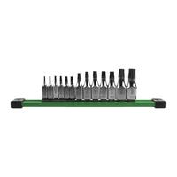 Набор торцевых головок-бит Torx с защитой от вскрытия MILWAUKEE 13 pc 1/4'' and 3/8'' Drive Tamper Proof Torx Bit Socket Set 4932500432