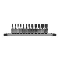 Набор головок-бит Triple Square с приводом 3/8'' MILWAUKEE 12 pc 3/8'' Drive Triple Square Bit Socket Set 4932500433