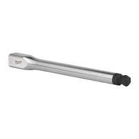 Бита-головка шестигранная удлинённая с шаровым концом, привод 3/8'' MILWAUKEE 3/8'' Drive 10mm Hex Long Ball End Bit Socket 4932500461