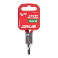 Бита-головка Torx защищённая, привод 3/8'' MILWAUKEE 3/8'' Drive T30 Tamper Proof Torx Bit Socket 4932500501
