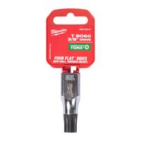 Бита-головка Torx защищённая, привод 3/8'' MILWAUKEE 3/8'' Drive T60 Tamper Proof Torx Bit Socket 4932500507