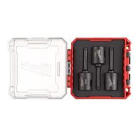 Набор алмазных коронок для плитки с резьбой M14 MILWAUKEE M14 Diamond Tile Drill 3 pc Set 1 4932500545