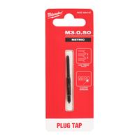 Метчик метрический с прямыми канавками (промежуточный) MILWAUKEE M3-0.50 mm Straight Flute PLUG TAP 4932500587