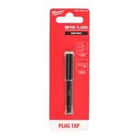 Метчик метрический с прямыми канавками (промежуточный) MILWAUKEE M10-1.00 mm Straight Flute PLUG TAP 4932500600