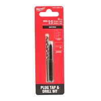 Набор метрических метчиков с прямыми канавками и свёрл MILWAUKEE 2 pc M5-0.8 Plug tap & 4.2 DRILL BIT set 4932500636