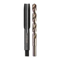 Набор метрических метчиков с прямыми канавками и свёрл MILWAUKEE 2 pc M14-2.0 plug tap & 12.0 DRILL BIT set 4932500641
