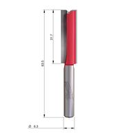 Фреза прямая двузаходная MILWAUKEE Rtr B. S1/4'' Straight 2C 9.5/50.8mm - 1 pc 4932500861