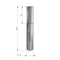 Фреза прямая двузаходная MILWAUKEE Rtr B. S8 Straight 2C 8/50mm - 1 pc 4932500882