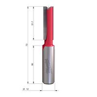 Фреза прямая двузаходная MILWAUKEE Rtr B. S12 Straight 2C 10/74mm - 1 pc 4932500902