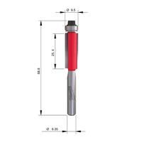 Фреза копировальная (заподлицо) MILWAUKEE Rtr B. S1/4'' Flush Trim 9.5/68.2mm - 1 pc 4932500924