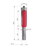 Фреза копировальная (заподлицо) MILWAUKEE Rtr B. S12 Flush Trim 19/110mm - 1 pc 4932500933