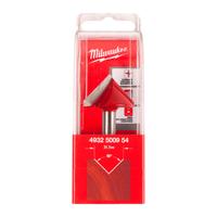 Фреза V-образная (для алюминия) MILWAUKEE Rtr B. S8 V-Groove 31.7/63.5mm - 1 pc 4932500954