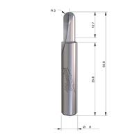 Фреза галтельная радиусная MILWAUKEE Rtr B. S8 Radius Cove 6/73mm - 1 pc 4932500967