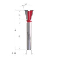 Фреза «ласточкин хвост» MILWAUKEE Rtr B. S1/4'' Dovetail 12.7/52.4mm - 1 pc 4932500976
