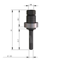 Фреза пазовая дисковая с оправкой MILWAUKEE Rtr B. S1/4'' Slot Cut Arbor - 1 pc 4932500980