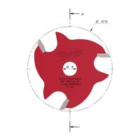 Фреза пазовая дисковая с оправкой MILWAUKEE Rtr B. S8 Slot Cutter 1.5mm - 1 pc 4932500984