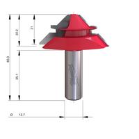 Фреза для углового замкового соединения MILWAUKEE Rtr B. S1/2'' Mitre Lock 50.8/9.5/19mm - 1 pc 4932500994