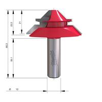 Фреза для углового замкового соединения MILWAUKEE Rtr B. S12 Mitre Lock 50.8/9.5/19mm - 1 pc 4932500995