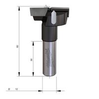 Фреза для сверления под петли MILWAUKEE Rtr B. S12 Hinge Boring 35mm - 1 pc 4932501047