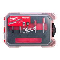 Набор прямых фрез Premium MILWAUKEE Rtr B. S1/4'' Straight Bit Set - 5 pc 4932501049