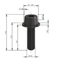 Шайба сменная для фрезы MILWAUKEE Rtr B. Screw S5 1/8x3/8'' - 1 pc 4932501079