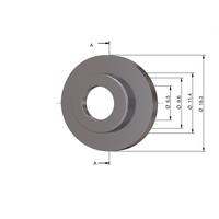 Шайба сменная для фрезы MILWAUKEE Rtr B. Washer W3 19 x 1/4'' - 1 pc 4932501092