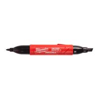 Маркер INKZALL™ двусторонний с ультратонким и тонким пишущим узлом MILWAUKEE INKZALL™ Double Tip - Chiseled/Fine Point 4932501155