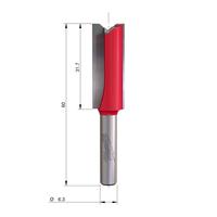 Фреза прямая двузаходная MILWAUKEE Rtr B. S1/4'' Straight 2C 12/60mm - 1 pc 4932501164