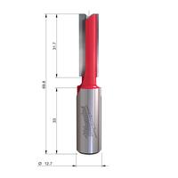 Фреза прямая двузаходная MILWAUKEE Rtr B. S1/2'' Straight 2C 10/60mm - 1 pc 4932501166