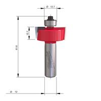 Фреза для выборки фальца и паза MILWAUKEE Rtr B. S12 Rebater 31.7/9.5mm - 1 pc 4932501209