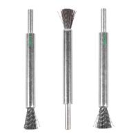 Торцевая щётка с волнистой стальной проволокой, хвостовик 6 мм MILWAUKEE End Brush S6 12x20x120mm Stainless Steel Crimped 0.3mm - 3 pc 4932501727